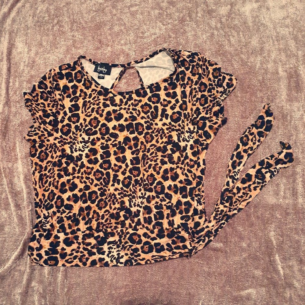 Cheetah print top